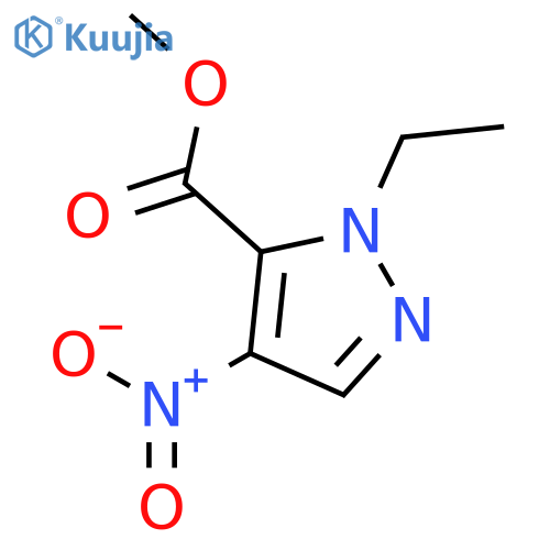 Methyl 1-Ethyl-4-nitro-1H-pyrazole-3-carboxylate structure