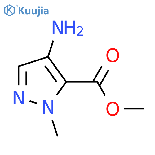 methyl 4-amino-1-methyl-1H-pyrazole-5-carboxylate structure
