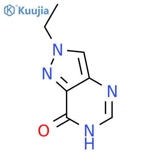 2-Ethyl-2,6-dihydro-7H-pyrazolo4,3-dpyrimidin-7-one structure