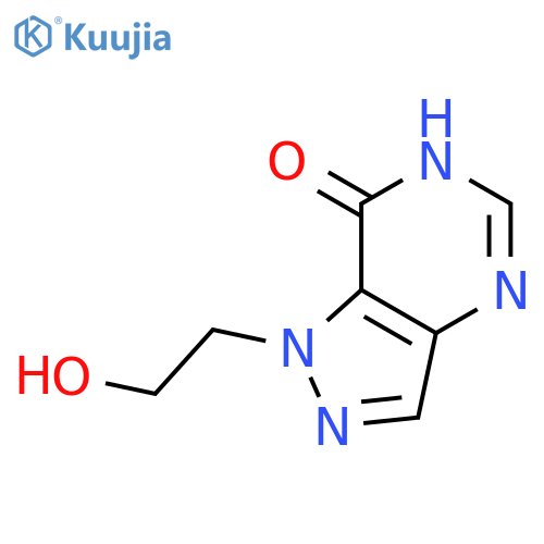 1,6-dihydro-1-(2-hydroxyethyl)-7H-Pyrazolo[4,3-d]pyrimidin-7-one structure
