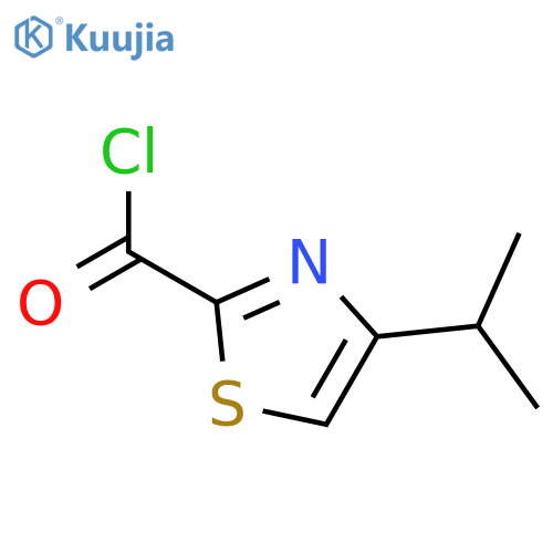 2-Thiazolecarbonyl chloride, 4-(1-methylethyl)- structure