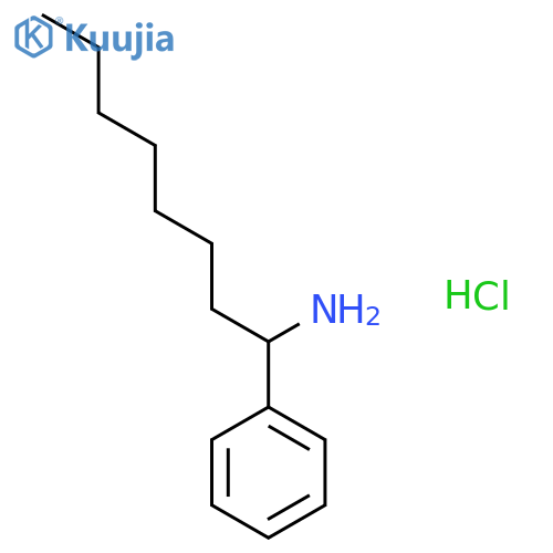 1-Phenyloctan-1-amine hydrochloride structure