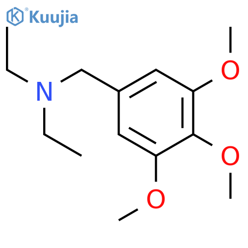 N-ethyl-n-[(3,4,5-trimethoxyphenyl)methyl]ethanamine structure