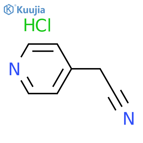2-(4-pyridyl)acetonitrile hydrochloride structure