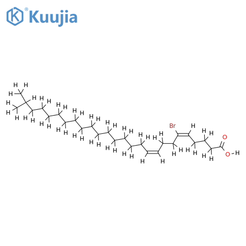 (5E, 9Z)-form-6-Bromo-25-methyl-5, 9-hexacosadienoic acid structure