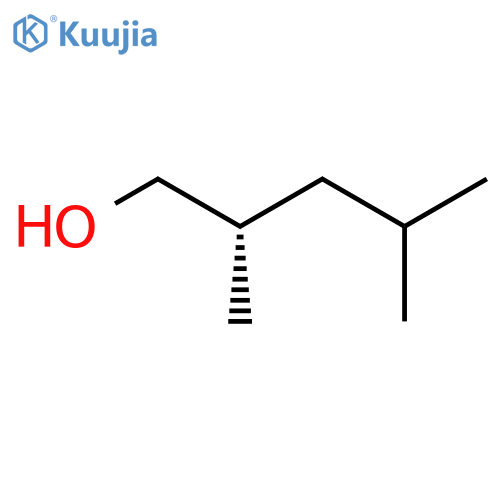 (2S)-2,4-dimethylpentan-1-ol structure