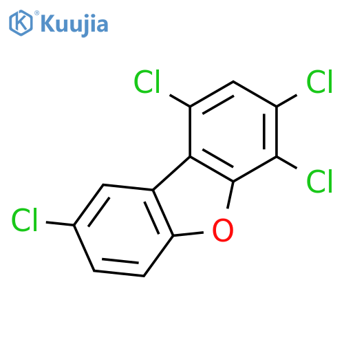 1,3,4,8-Tetrachlorodibenzofuran structure