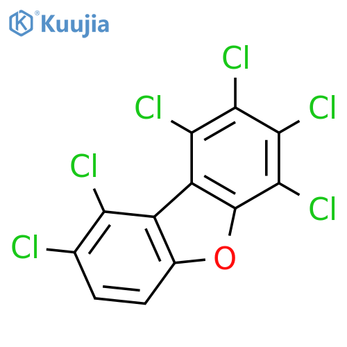 1,2,3,4,8,9-HEXACHLORODIBENZOFURAN structure