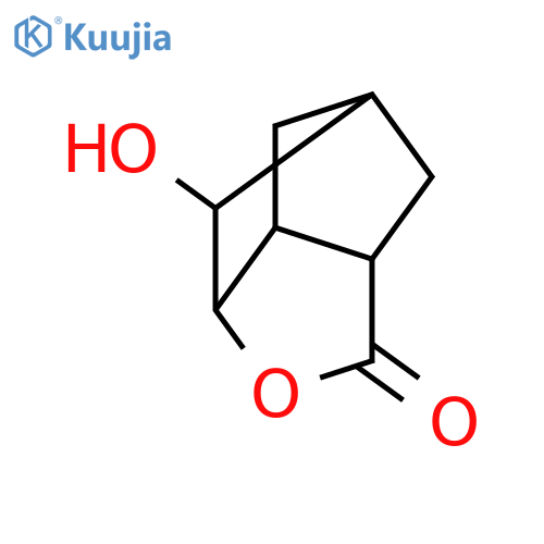 6-Hydroxyhexahydro-2H-3,5-methanocyclopentabfuran-2-one structure