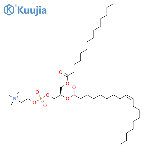 1-Miristoyl-2-linoleoyl Glycerol 3-Phosphocholine structure