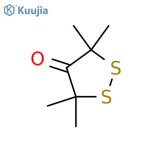 1,2-Dithiolan-4-one, 3,3,5,5-tetramethyl- structure