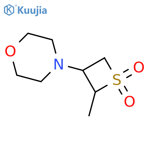 Morpholine,4-(2-methyl-1,1-dioxido-3-thietanyl)- structure