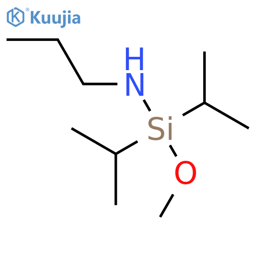 Silanamine, 1-methoxy-1,1-bis(1-methylethyl)-N-propyl- structure