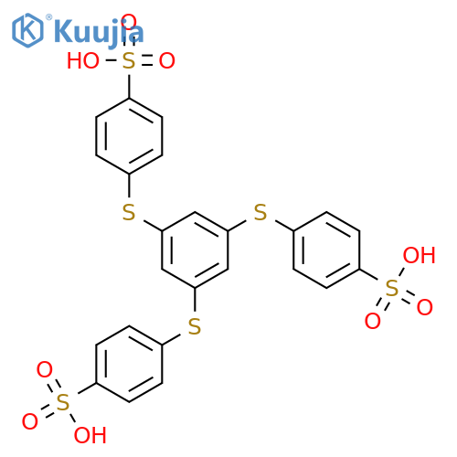Benzenesulfonic acid, 4,4',4''-[1,3,5-benzenetriyltris(thio)]tris- structure