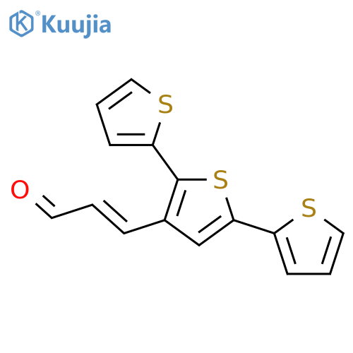 2-Propenal, 3-[2,2':5',2''-terthiophen]-3'-yl-, (2E)- structure