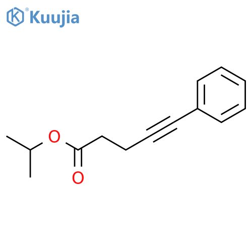 4-Pentynoic acid, 5-phenyl-, 1-methylethyl ester structure