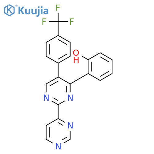 Phenol, 2-[5-[4-(trifluoromethyl)phenyl][2,4'-bipyrimidin]-4-yl]- structure