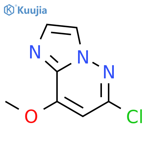 6-chloro-8-methoxyimidazo[1,2-b]pyridazine structure