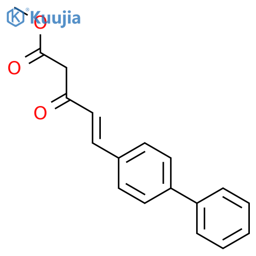 4-Pentenoic acid, 5-[1,1'-biphenyl]-4-yl-3-oxo-, methyl ester structure