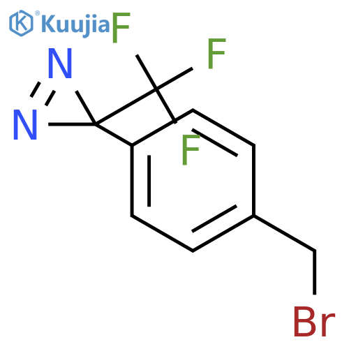 3-4-(Bromomethyl)phenyl-3-(trifluoromethyl)diazirine structure