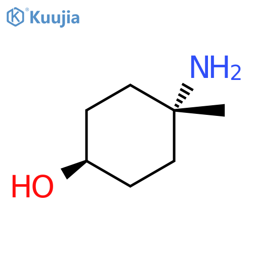 cis-4-amino-4-methylcyclohexanol structure