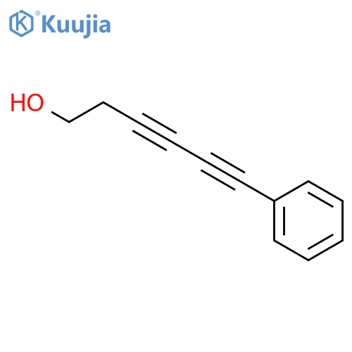 3,5-Hexadiyn-1-ol, 6-phenyl- structure