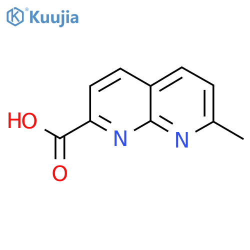 7-Methyl-1,8-naphthyridine-2-carboxylic acid structure