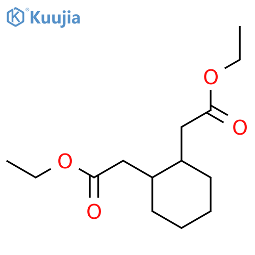 1,2-Cyclohexanediaceticacid, 1,2-diethyl ester structure