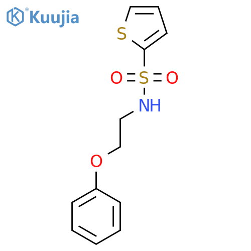 N-(2-phenoxyethyl)thiophene-2-sulfonamide structure