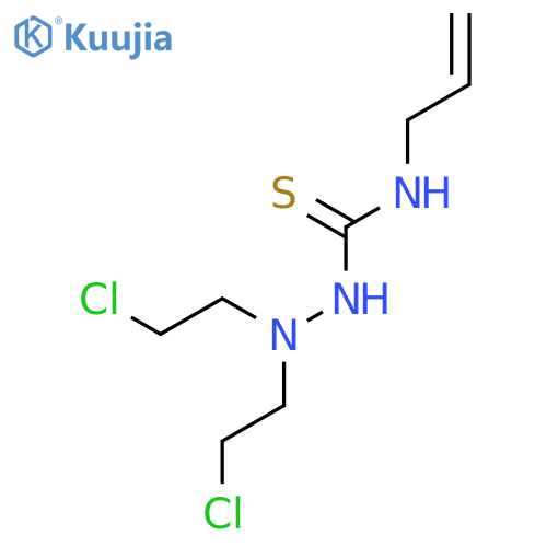 4-Allyl-1,1-bis(2-chloroethyl)-3-thiosemicarbazide structure