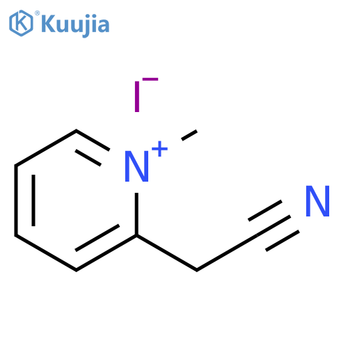 2-(cyanomethyl)-1-methyl-Pyridinium iodide structure