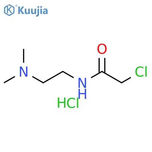 2-chloro-N-2-(dimethylamino)ethylacetamide hydrochloride structure