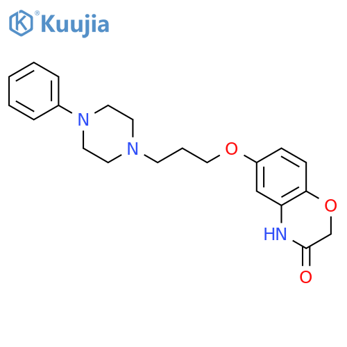6-[3-(4-Phenylpiperazin-1-yl)propoxy]-2H-1,4-benzoxazin-3(4H)-one structure