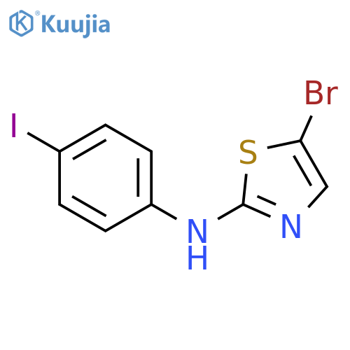 2-Thiazolamine, 5-bromo-N-(4-iodophenyl)- structure