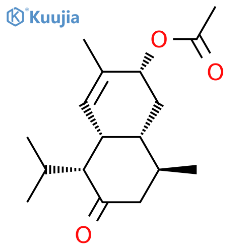 3-Acetoxy-4-cadinen-8-one structure