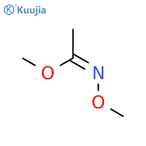 Ethanimidic acid, N-methoxy-, methyl ester, (1Z)- structure