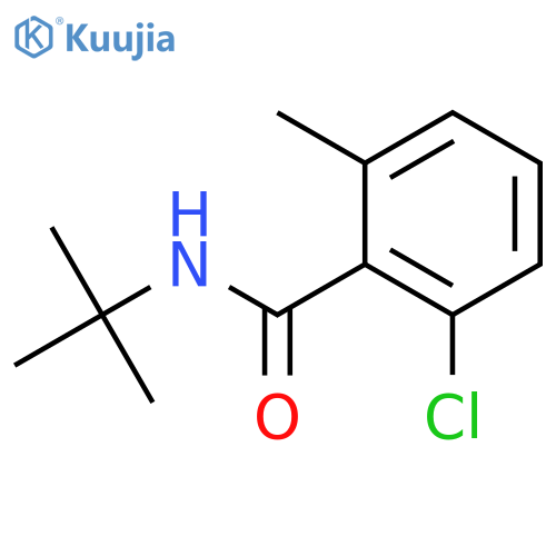 Benzamide, 2-chloro-N-(1,1-dimethylethyl)-6-methyl- structure