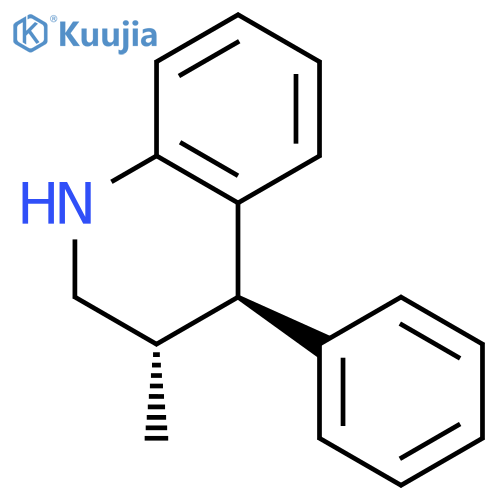 Quinoline, 1,2,3,4-tetrahydro-3-methyl-4-phenyl-, (3S,4R)- structure