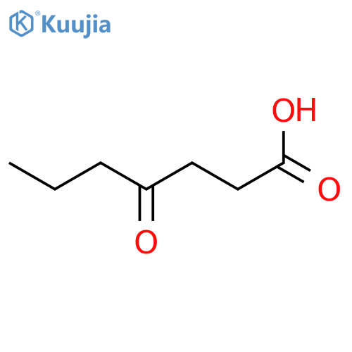 4-Oxoheptanoic acid structure