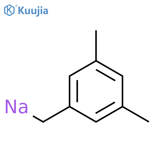 Sodium, [(3,5-dimethylphenyl)methyl]- structure