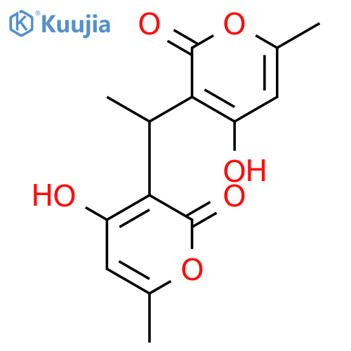2H-Pyran-2-one, 3,3'-ethylidenebis[4-hydroxy-6-methyl- structure