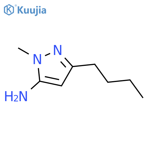 3-butyl-1-methyl-1H-pyrazol-5-amine structure