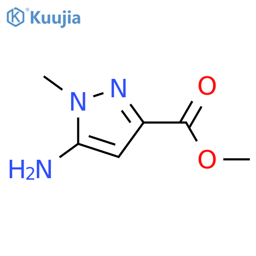 Methyl 5-amino-1-methyl-1H-pyrazole-3-carboxylate structure