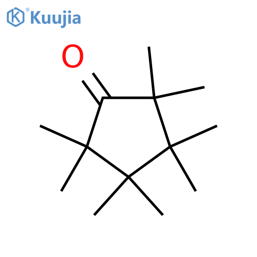 Cyclopentanone, octamethyl- structure