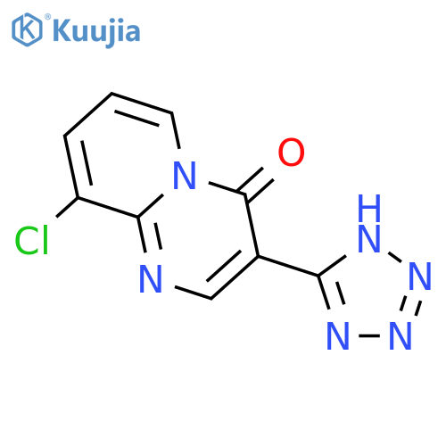 4H-Pyrido[1,2-a]pyrimidin-4-one, 9-chloro-3-(1H-tetrazol-5-yl)- structure