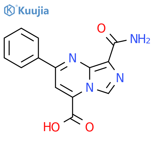 8-Carbamoyl-2-phenylimidazo1,5-apyrimidine-4-carboxylic Acid structure