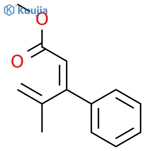2,4-Pentadienoic acid, 4-methyl-3-phenyl-, methyl ester, (E)- structure
