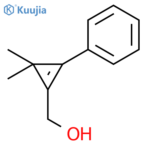 (3,3-Dimethyl-2-phenylcycloprop-1-en-1-yl)methanol structure