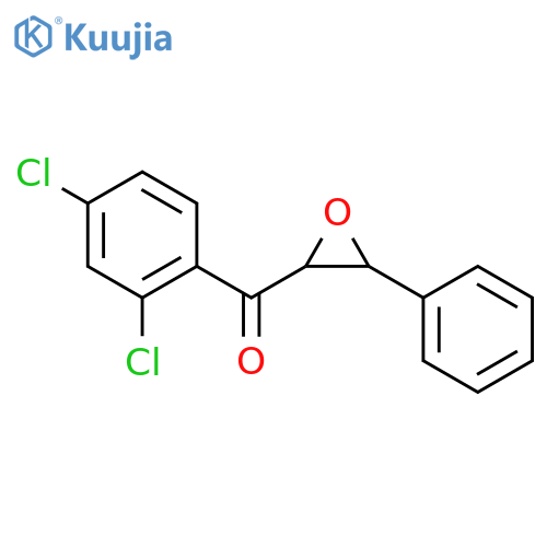 Methanone,(2,4-dichlorophenyl)(3-phenyl-2-oxiranyl)- structure