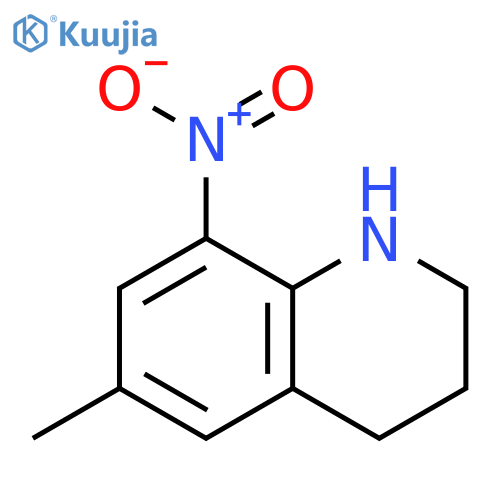 6-methyl-8-nitro-1,2,3,4-tetrahydroquinoline structure